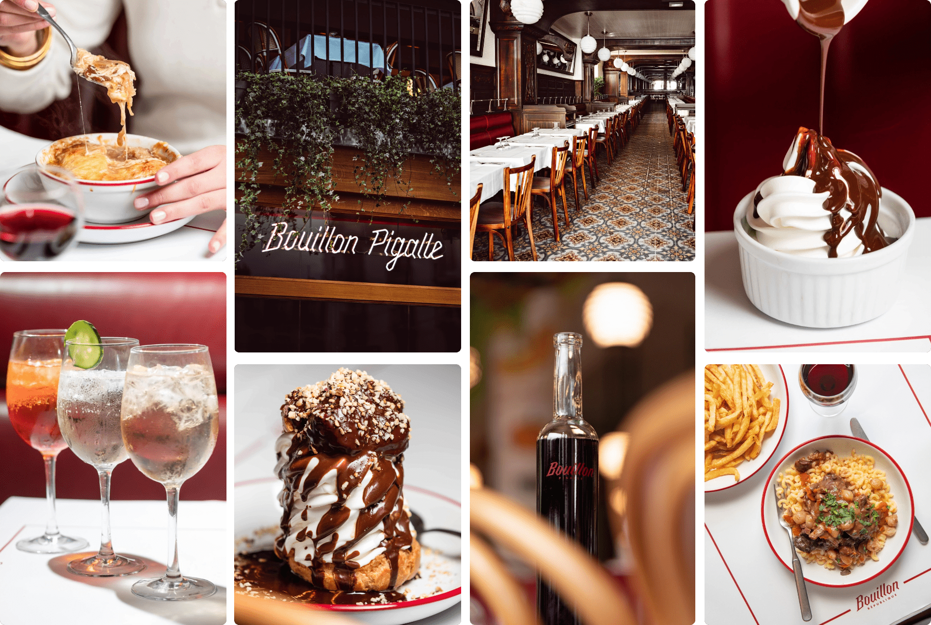 Restaurants et Livraison le Bouillon Paris