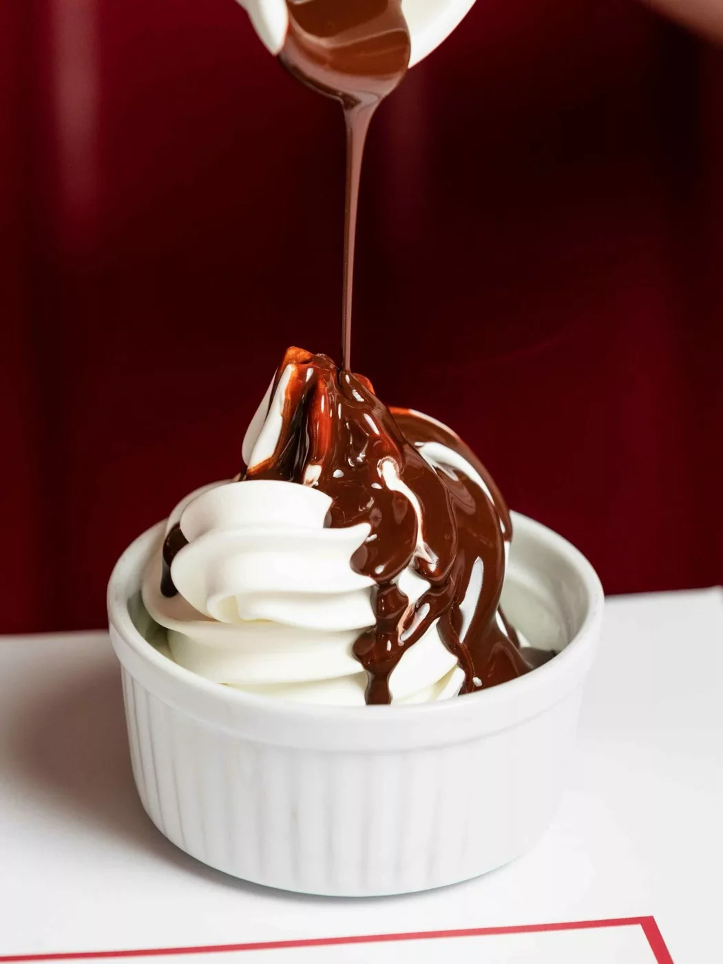 Helado de leche fresca