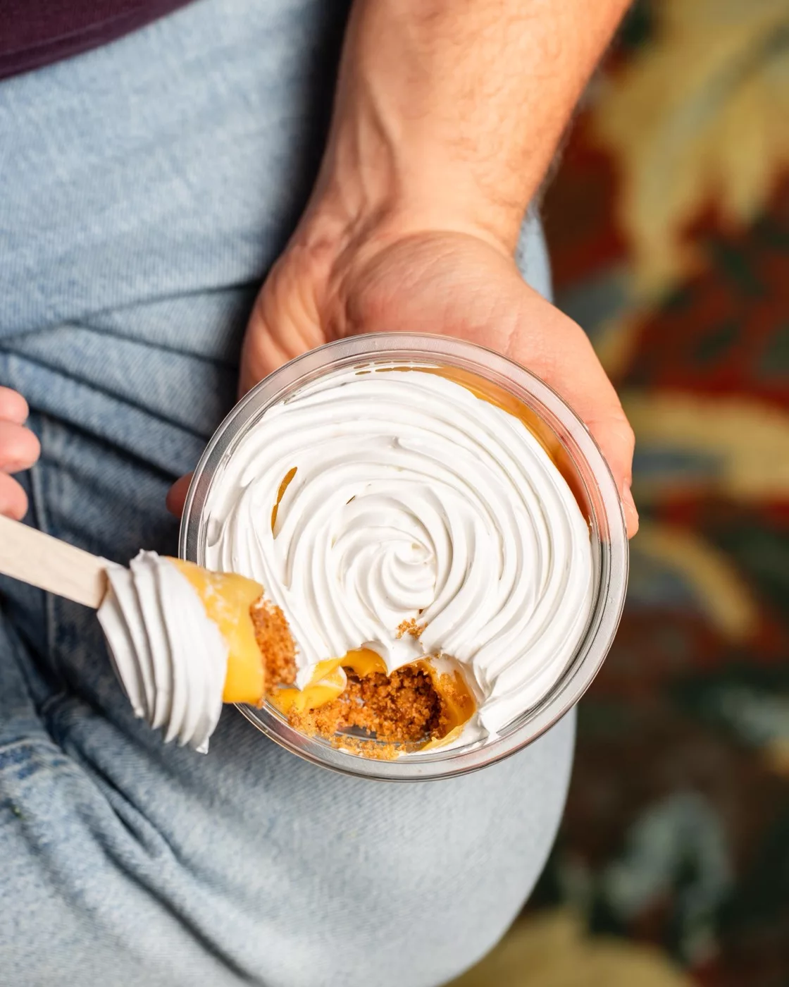 Lemon meringue, the crumble way