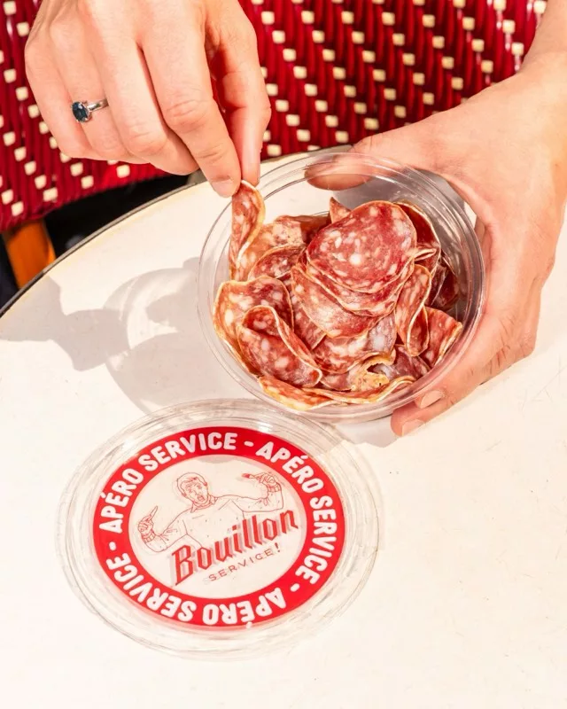 Sliced saucisson